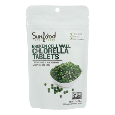 Sunfood Superfoods Chlorella Tablets - 1 Each - 2 Oz - Orca Market