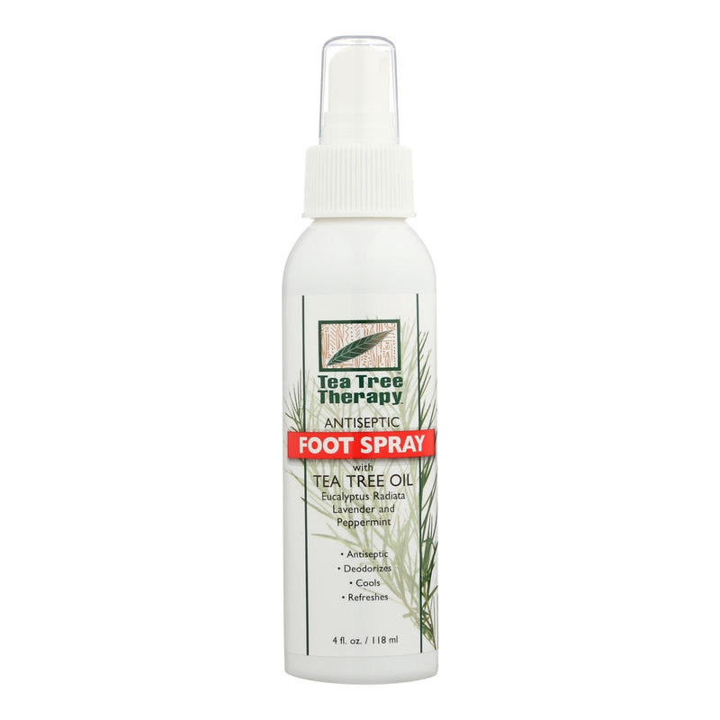 Tea Tree Therapy - Foot Spray Antiseptic - 1 Each - 4 Oz - Orca Market