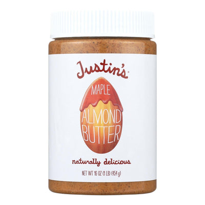 Justin's Nut Butter Almond Butter - Maple - Case Of 6 - 16 Oz. - Orca Market