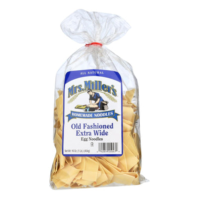 Mrs. Miller's Homemade Noodles - Old Fashioned Extra Wide Egg Noodles - Case Of 6 - 16 Oz. - Orca Market