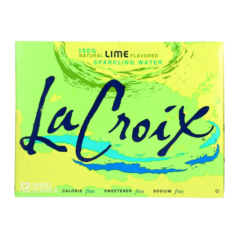 Lacroix Sparkling Water - Lime - Case Of 2 - 12 Fl Oz. - Orca Market