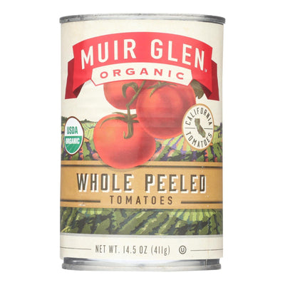 Muir Glen Whole Peeled Tomatoes - Tomatoes - Case Of 12 - 14.5 Oz. - Orca Market