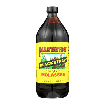 Plantation Blackstrap Molasses Syrup - Unsulphured - Case Of 12 - 31 Fl Oz. - Orca Market