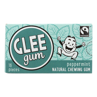 Glee Gum Chewing Gum - Peppermint - Case Of 12 - 16 Pieces - Orca Market