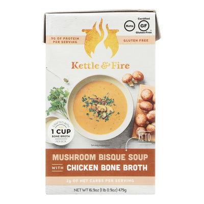 Kettle And Fire - Keto Soup Mush Bisq/chkbb - Case Of 6 - 16.9 Oz - Orca Market