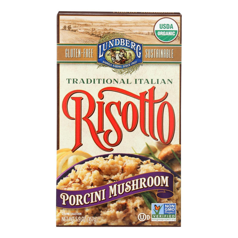 Lundberg Family Farms Risotto Porcini Mushroom - Case Of 6 - 5.9 Oz. - Orca Market