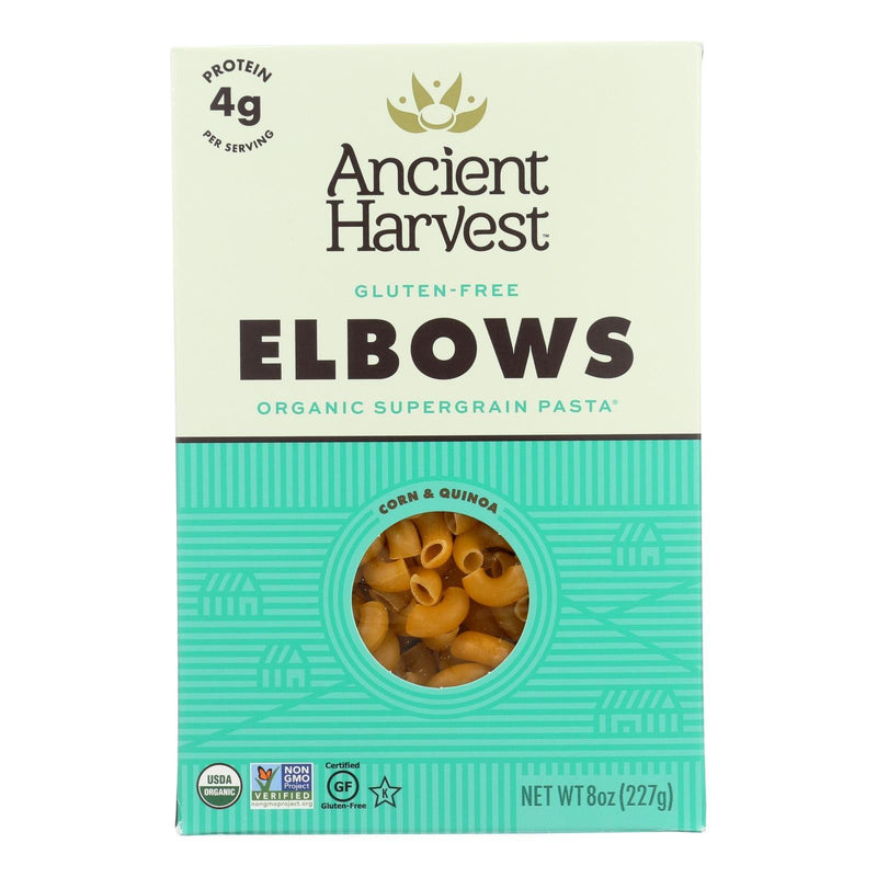 Ancient Harvest Organic Quinoa Supergrain Pasta - Elbows - Case Of 12 - 8 Oz - Orca Market