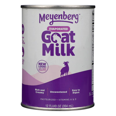 Meyenberg Evaporated Goat Milk - Case Of 12 - 12 Fl Oz. - Orca Market