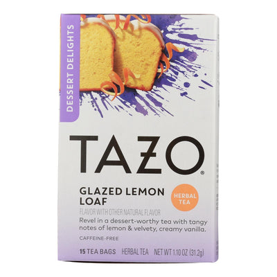 Tazo Tea - Tea Hrbl Glzd Lemon Loaf - Case Of 6 - 15 Bag - Orca Market