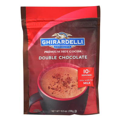 Ghirardelli Hot Cocoa - Premium - Double Chocolate - 10.5 Oz - Case Of 6 - Orca Market