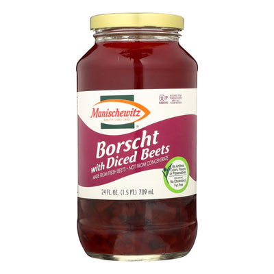 Manischewitz - Borscht With Shredded Beets - Case Of 12 - 24 Oz. - Orca Market