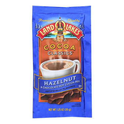 Land O Lakes Cocoa Classic Mix - Hazelnut And Chocolate - 1.25 Oz - Case Of 12 - Orca Market