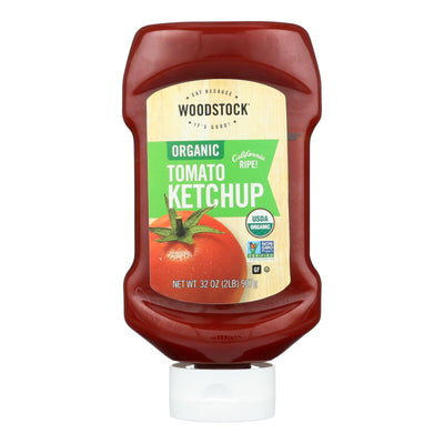 Woodstock Organic Tomato Ketchup - Case Of 12 - 32 Oz - Orca Market