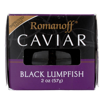 Romanoff Black Lumpfish Caviar - Case Of 6 - 2 Oz - Orca Market