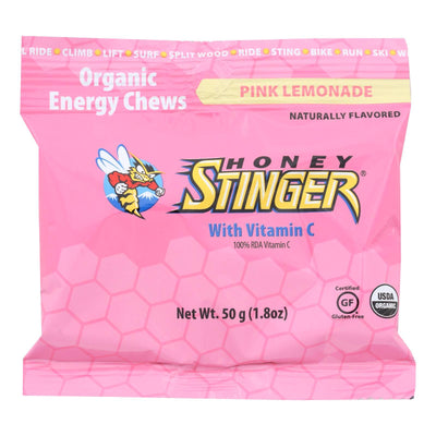 Honey Stinger Energy Chews - Pink Lemonade - Case Of 12 - 1.8 Oz. - Orca Market