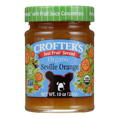 Crofters Fruit Spread - Organic - Just Fruit - Seville Orange - 10 Oz - Case Of 6 - Orca Market