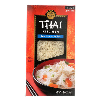 Thai Kitchen Thin Rice Noodles - Case Of 12 - 8.8 Oz. - Orca Market