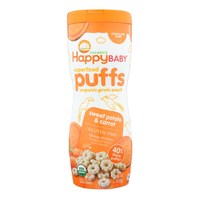 Happy Baby Happy Puffs Sweet Potato - 2.1 Oz - Case Of 6 - Orca Market