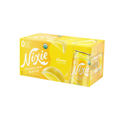 Nixie Sparkling Water - Sparkling Water Lemon - Case Of 3 - 8/12 Fz - Orca Market