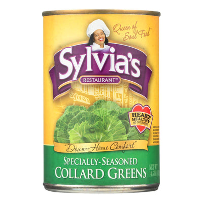 Sylvia's Collard Greens - Case Of 12 - 14.5 Oz. - Orca Market