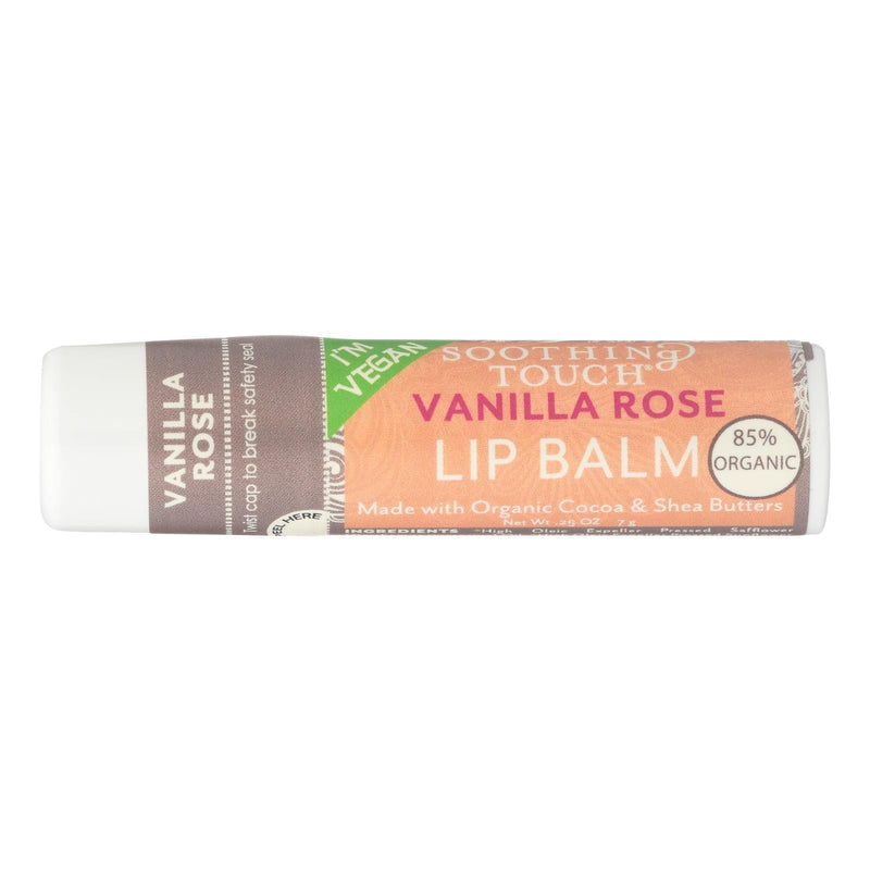 Soothing Touch Vanilla Rose Lip Balm Moisturizes And - Case Of 12 - .25 Oz - Orca Market