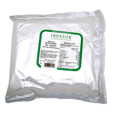 Frontier Herb Broth Powder Chicken Flavored - Single Bulk Item - 1lb - Orca Market