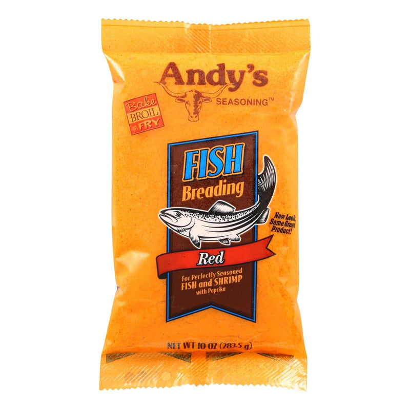 Andys Batter - Fish - Red - Case Of 12 - 10 Oz - Orca Market