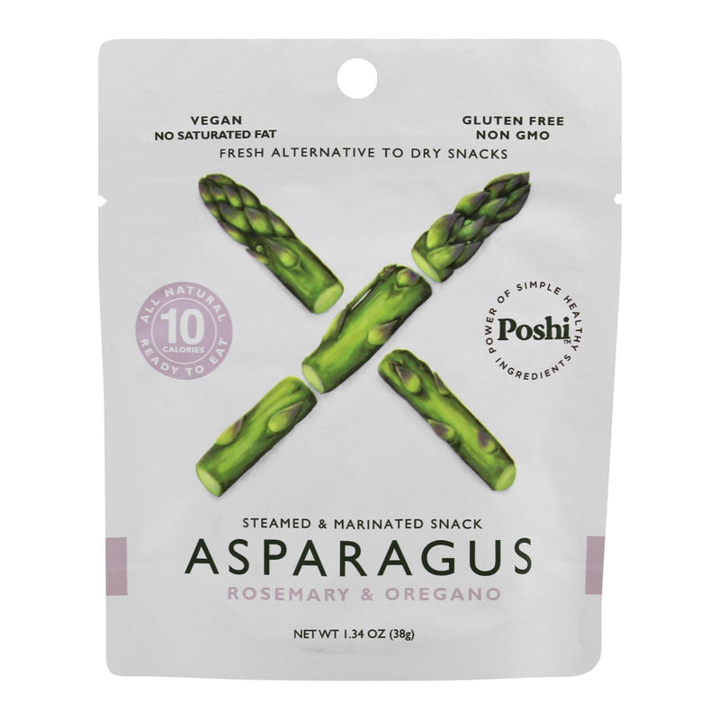 Poshi - Snack Asparagus Marinated Vegetable - Case Of 10 - 1.34 Oz - Orca Market