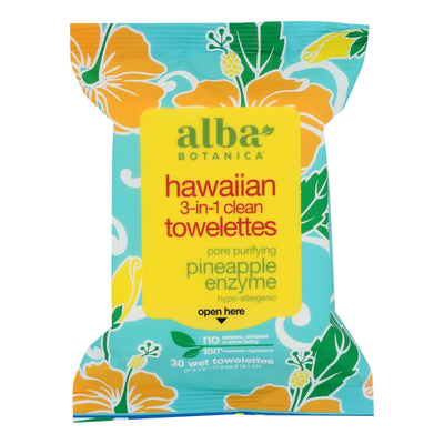 Alba Botanica - Hawaiian Towelettes 3in1 - 1 Each 1-25 Ct - Orca Market