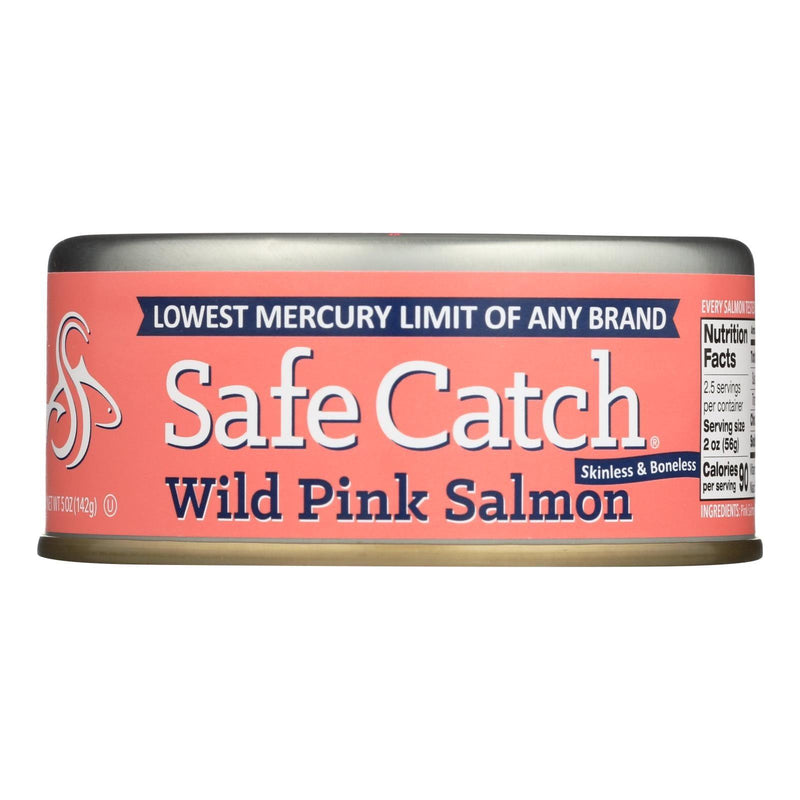 Safe Catch - Salmon Pink Wild - Case Of 6 - 5 Oz - Orca Market