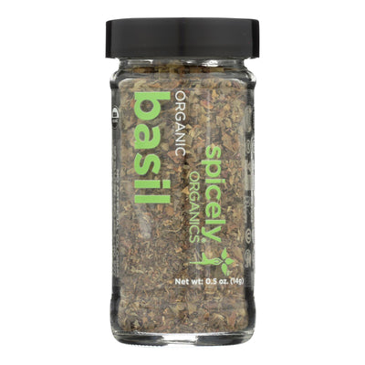 Spicely Organics - Organic Basil - Case Of 3 - 0.5 Oz. - Orca Market