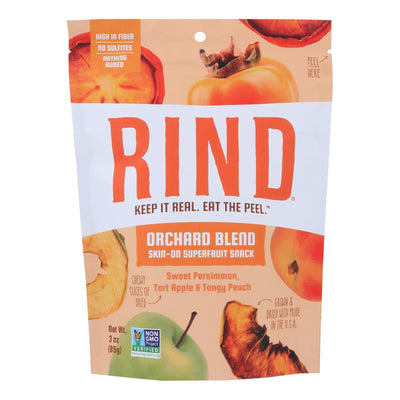 Rind Snacks - Dried Fruit Blend Orchard - Case Of 12 - 3 Oz - Orca Market