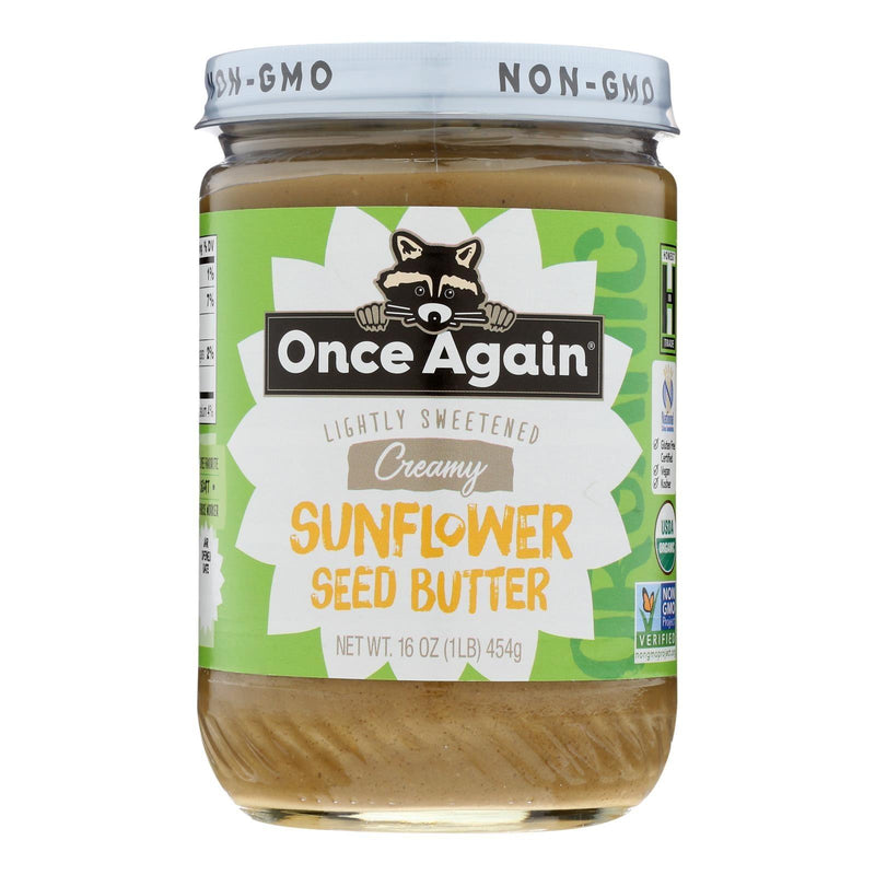 Once Again - Sunflower Butter Smooth - Case Of 6-16 Oz - Orca Market