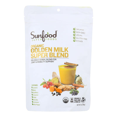 Sunfood - Super Blend Golden Milk - 1 Each -6 Oz - Orca Market