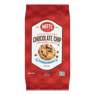 Matt's Cookies - Cookies Chocolate Chip - Case Of 6-10.5 Oz - Orca Market