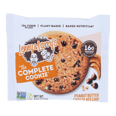 Lenny & Larry's - Complete Cookie Peanut Butter Chocolate Chip - Case Of 12-4 Oz - Orca Market