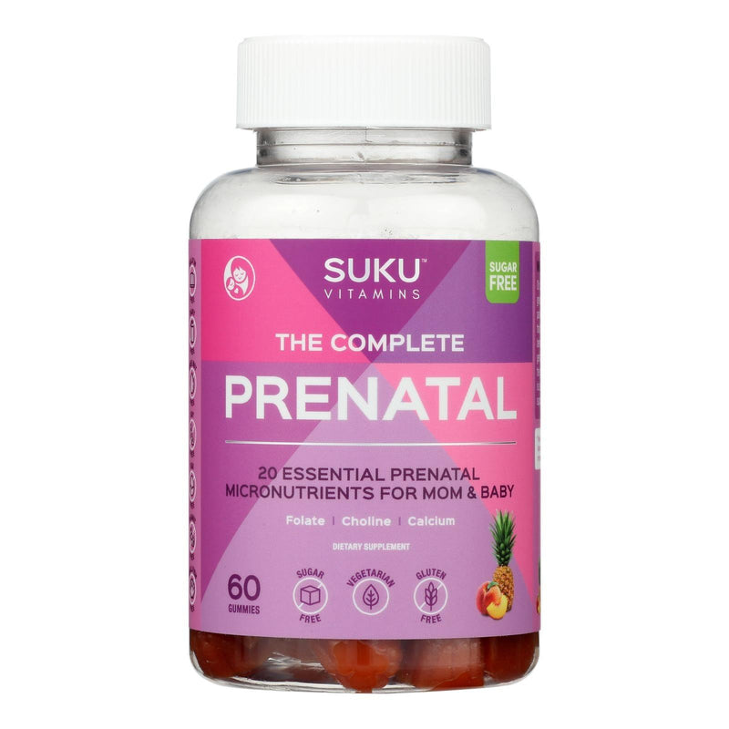 Suku Vitamins - Gummy Complete Prenatal - 1 Each -60 Count - Orca Market