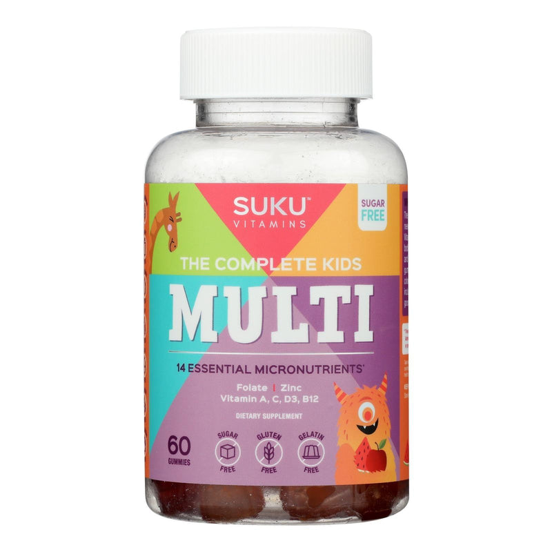 Suku Vitamins - Gummy Complete Kids Multi - 1 Each -60 Count - Orca Market