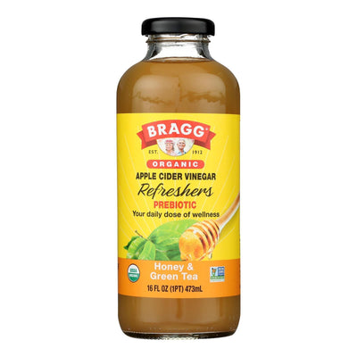 Bragg - Apple Cider Vinegar Honey Green Tea Refresh - Case Of 12-16 Fz - Orca Market