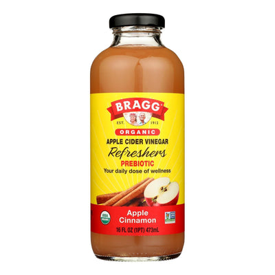 Bragg - Apple Cider Vinegar Apple Cinnamon Refresh - Case Of 12-16 Fz - Orca Market