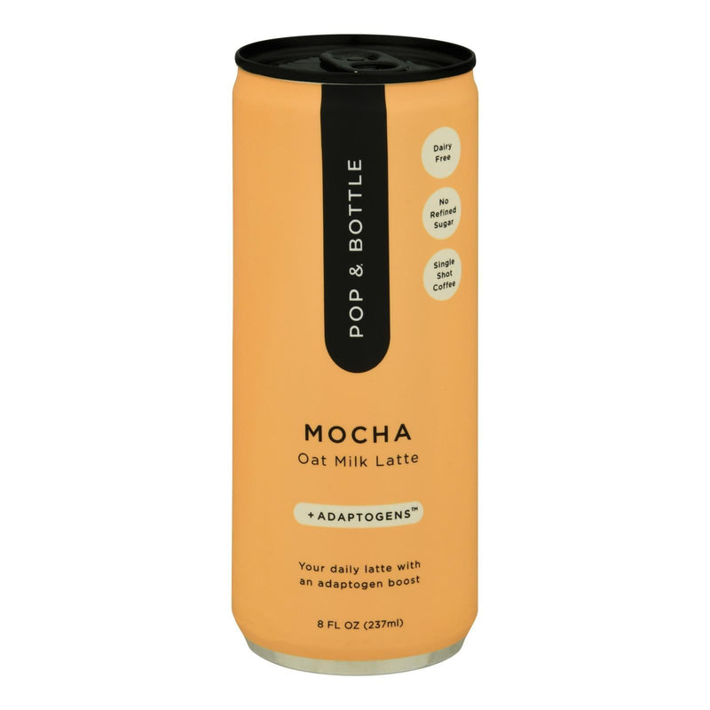 Pop & Bottle - Oat Milk Latte Mocha - Case Of 12-8 Fz - Orca Market