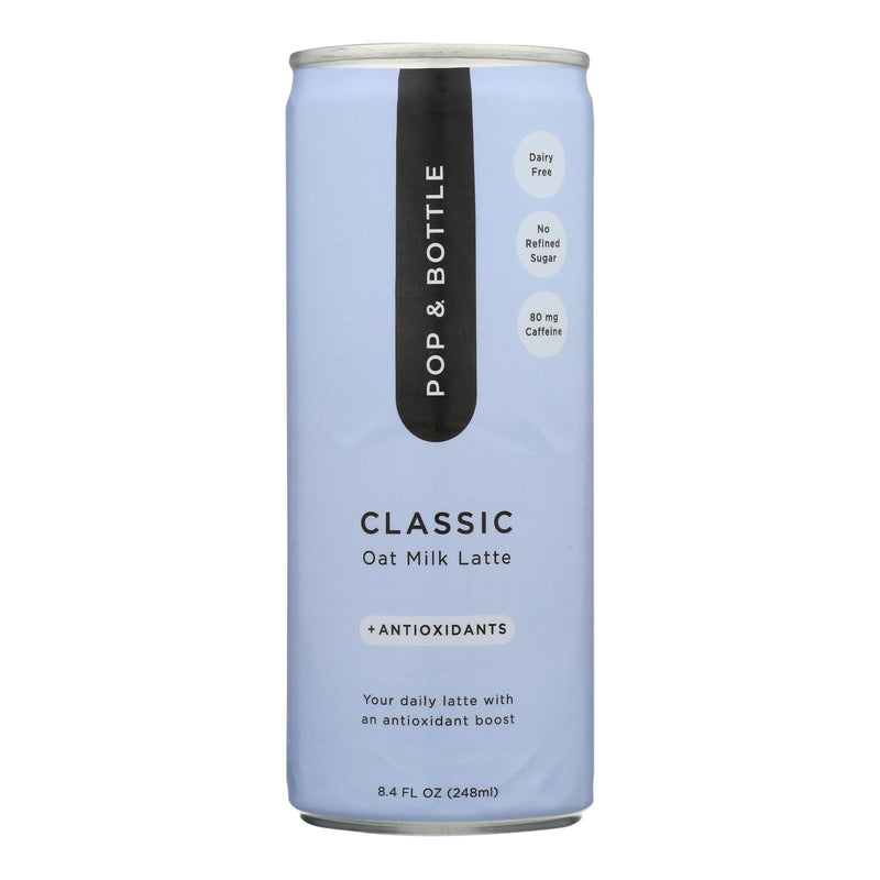 Pop & Bottle - Oat Milk Latte Classic - Case Of 12-8 Fz - Orca Market