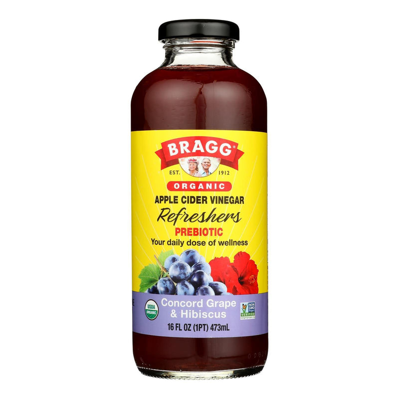 Bragg - Apple Cider Vinegar Grp Hibiscus Refresh - Case Of 12-16 Fz - Orca Market