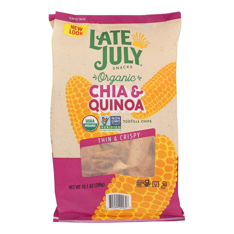 Late July Snacks - Tort Chip Chia Quinoa - Case Of 9-10.1 Oz - Orca Market