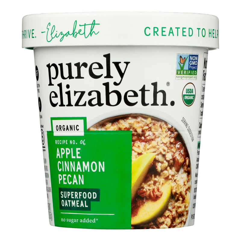 Purely Elizabeth - Oatmeal Apple Cinnamon Pecan - Case Of 12-2 Oz - Orca Market