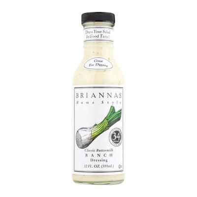 Brianna's - Salad Dressing - Classic Buttermilk Ranch - Case Of 6 - 12 Fl Oz. - Orca Market