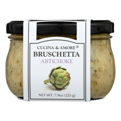 Cucina And Amore - Bruschetta - Artichoke - 7.9 Oz - Case Of 6 - Orca Market