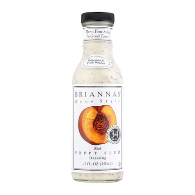 Brianna's - Salad Dressing - Poppy Seed - Case Of 6 - 12 Fl Oz. - Orca Market