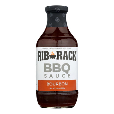 Rib Rack Bbq Sauce - Southern Bourbon - Case Of 6 - 19 Oz - Orca Market