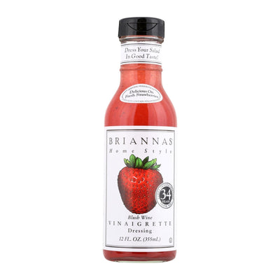 Brianna's - Salad Dressing - Blush Wine Vinaigrette - Case Of 6 - 12 Fl Oz. - Orca Market